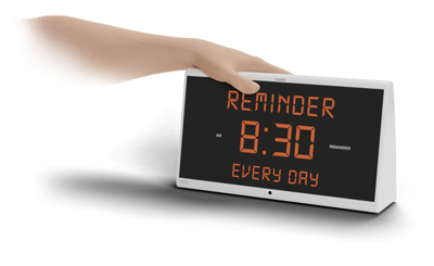 Alzheimers and Dementia Reminder Clock for Medication